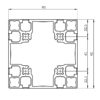1.01.02.0044-profilo-alluminio-misure-90x90-chiuso