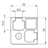 1.01.02.0046-profilo-alluminio-misure-32x32C-Milper