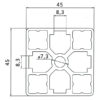 1.01.02.0130-profilo-alluminio-misure-45x45-4cave-asportabili-Milper