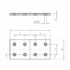 1.21.02.0011-Piastra-giunzione-40x80-80x80-alluminio-milper-misure