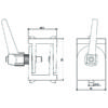 1.21.20.0028-giunto-snodato-leva-cava8-cava10-45x45-misure-Milper