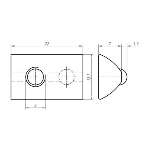 Dadi Scorrevoli Con Sfera A Molla - 40 Pezzi M8, Per Profilo Europeo 40, Acciaio Zincato - Foto 2